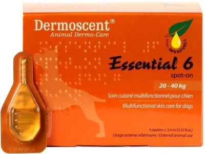 Эссеншиал Спот-он: капли для ухода за кожей для собак 20-40 кг, 2,4 мл (4 пип) 