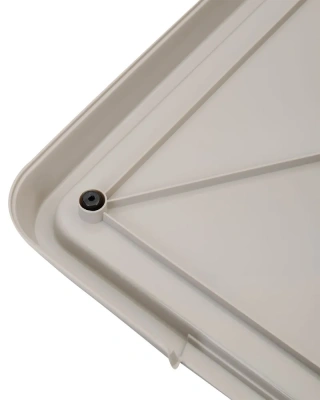 Туалет (Stefan) лоток с сеткой для собак большой L 67х52х3,5см, серый BP1311N