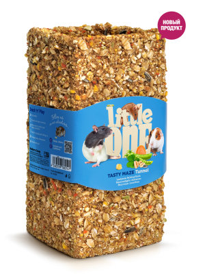 Little One 0,27кг лакомство Туннель средний Вкусная лазейка для морских свинок, крыс Little One 0,27кг лакомство Туннель средний Вкусная лазейка для морских свинок, крыс