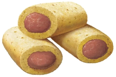 Деревенские лакомства мини-колбаски 0,04кг с пюре из говядины для кошек (72504079)