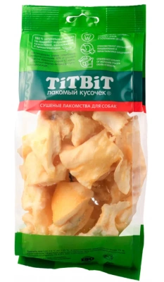 TiTBiT 0,065кг лакомство хрустики говяжьи (мягкая упаковка)