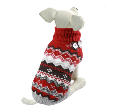 Свитер (Triol) Цветочки M, бордовый, размер 30см 