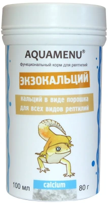 Аква Меню Экзокальций корм для всех видов рептилий, 100 мл