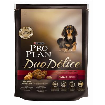 Pro Plan Duo Delice  0.7 говядина+рис (д/взрослых мелких пород) сухой д/собак