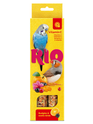 Rio палочки 0,04кг*2шт для волнистых попугайчиков и экзотов Витамин С, 80г 