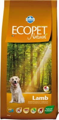 Farmina (Фармина) ECOPET NATURAL 12кг ягненок сухой для собак крупных пород 9019 (022301)