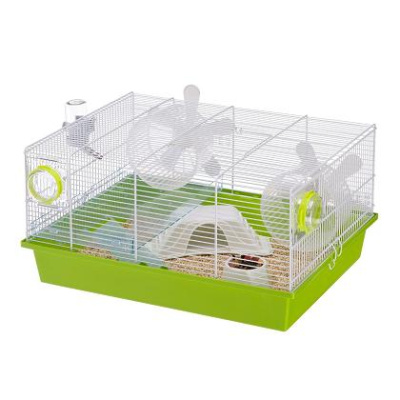 Клетка Ферпласт Milos M Flowers (50*35*25) белая д/хомяков