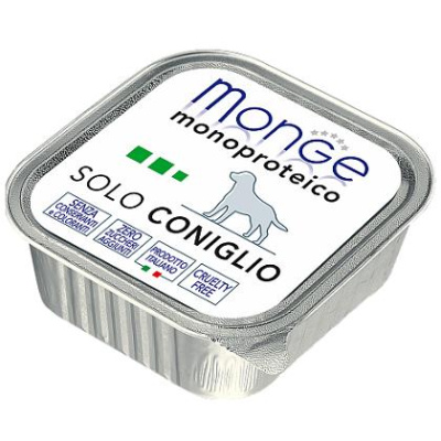 Монж (Monge) Dog Monoproteico Solo 150г кролик паштет д/собак (014205)