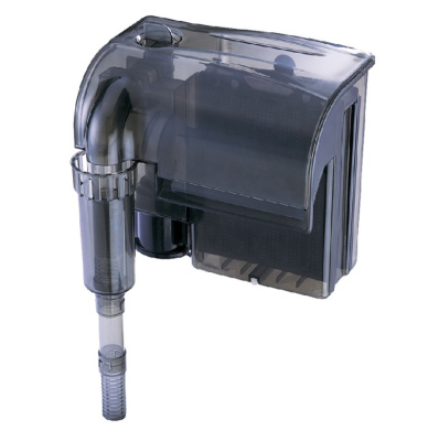 Фильтр (Atman) рюкзачный HF-0600 для аквариумов до 100л.,660 л/ч, 6W с поверхностным скиммером(черный корпус)