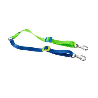 Сворка-поводок (Ferplast) "Twin" 15мм*42см, разноцветная