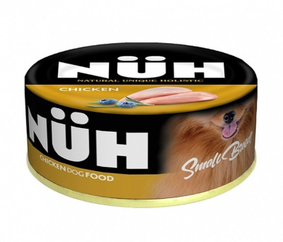 Нюх (NUH) 0,1кг цыплёнок беззерновой влажный для взрослых собак мелких пород