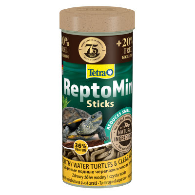 Tetra ReptoMin Sticks 250мл +20% бесплатно корм для водных черепах 60г (335899)