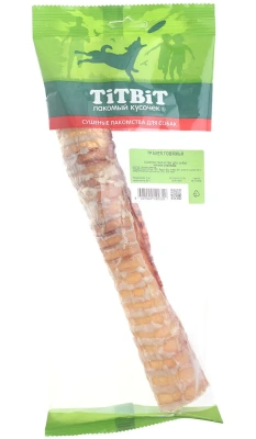 TiTBiT 0,064кг трахея говяжья (мягкая упаковка)