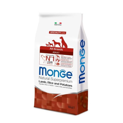 Монж (Monge) Dog Speciality 12кг ягненок с рисом и картофелем сухой д/собак (011327)