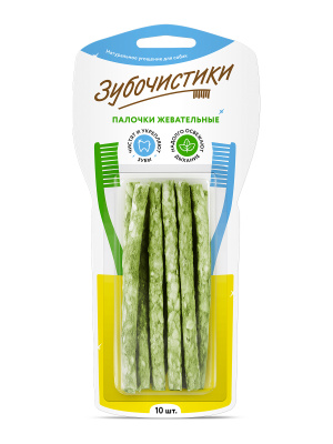 Зубочистики 0,085кг Палочки жевательные (10шт) (76050267)