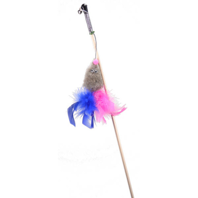 Дразнилка (GoSi) Мышь с кошачьей мятой, хвост-перо пышное, серая Еврослот Дразнилка (GoSi) Мышь с кошачьей мятой, хвост-перо пышное, серая Еврослот