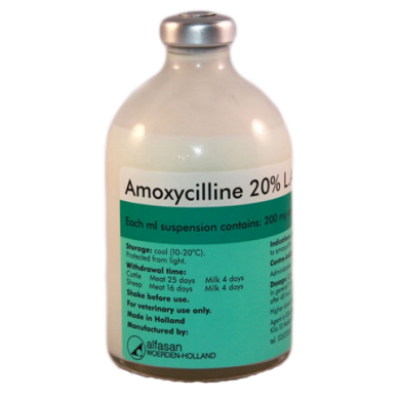 Амоксициллин 20% LA 100мл (Альфасан) (ЛИЦЕНЗИЯ)