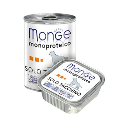 Монж (Monge) Dog Monoproteico Solo 150г индейка паштет д/собак (014144)