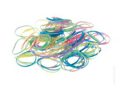 Резинки (V.I.Pet) RD1512 латексные для шерсти (для папильоток) 15 мм / 12 шт. RD1512