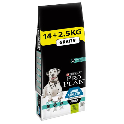 PRO PLAN КрупСоб Атлетич ягнёнок Lamb 14 кг+2,5 кг