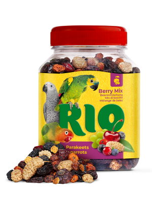 Rio 0,19кг лакомство Ягодная смесь для средних и крупных попугаев