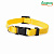 Ошейник (Лаурон) капрон 10мм 18-30см желтый. Фастекс
