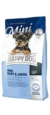 Happy Dog Supreme Mini Baby & Junior 4кг сухой для щенков мелких пород (014938)