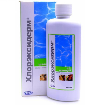 Хлорэксидерм шампунь 4%  250мл (ЛИЦЕНЗИЯ)