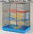 Клетка Inter-Zoo 046 Teddy lux II Color+ Equipment (43*28*54) д/гызунов