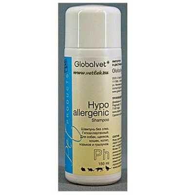 Globalvet: Hypo allergenic шампунь гипоаллерг. д/всех животных, 150мл