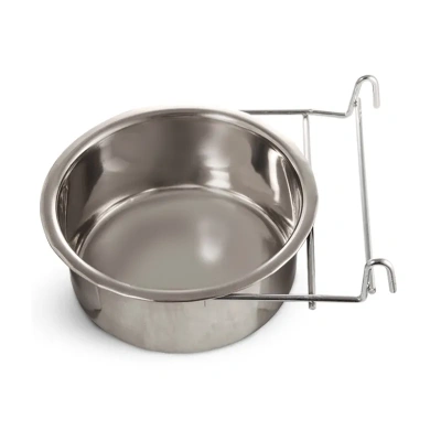 Миска (Triol) KIB3292H/4403 металлическая на держатель для птиц и грызунов Миска (Triol) KIB3292H/4403 металлическая на держатель для птиц и грызунов