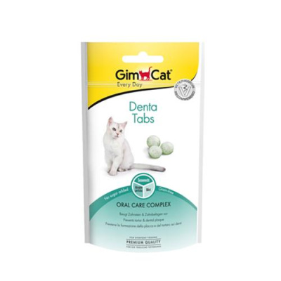 Джимкет (Gimcat) вит. лакомство Denta 40г, для очистки зубов д/кошек