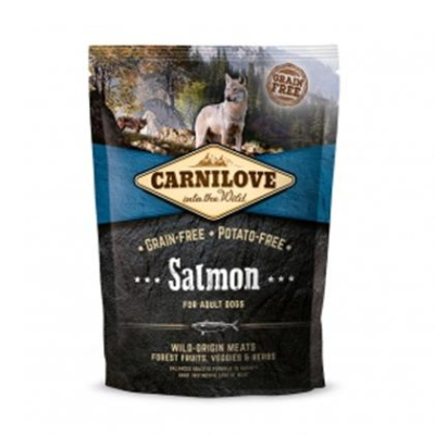 Брит Carnilove Dog Salmon Adult 1,5кг беззерновой, лосось сухой д/собак АКЦИЯ (508914)