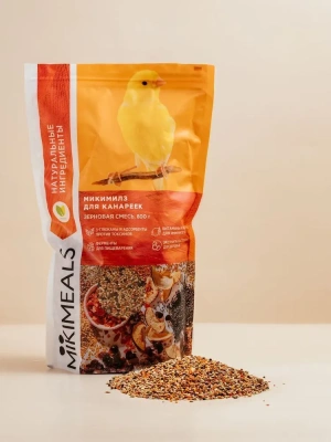 Микимилс (Mikimeals) 0,8кг корм для канареек (477214) Микимилс (Mikimeals) 0,8кг корм для канареек (477214)