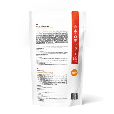 Микимилс (Mikimeals) 0,8кг корм для канареек (477214) Микимилс (Mikimeals) 0,8кг корм для канареек (477214)