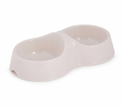 Миска (Zoo Plast) 0,2л двойная для кошек, бежевая (25*24*23,5см) Миска (Zoo Plast) 0,2л двойная для кошек, бежевая (25*24*23,5см)