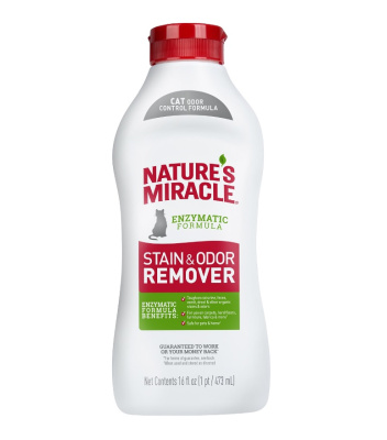 Уничтожитель пятен и запахов (8in1) Cat Stain&Odor Remover для кошек, 473 мл