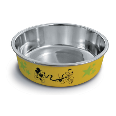 Миска (Triol-Disney) 0,25л металл на резинке Mickey & Pluto 