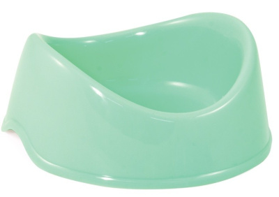 Миска (Гамма) 0,25л пластиковая Бисквит, бирюзовая 