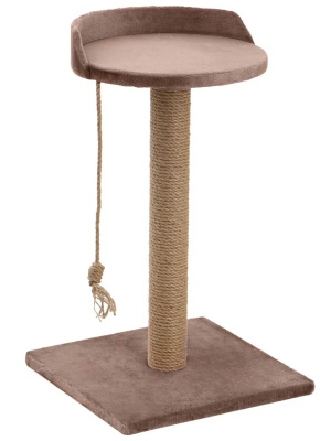Когтеточка Rich Breed Априори, джут (35х35х60) капучино