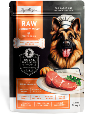 Royal Rations сублимированное мясо осла для собак
