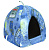 Лежанка (Зооник) Домик Вигвам (30*30*37) джинс