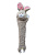 Игрушка (Nunbell) Заяц, мягкая шуршащая, 3 пищалки для собак l=76см