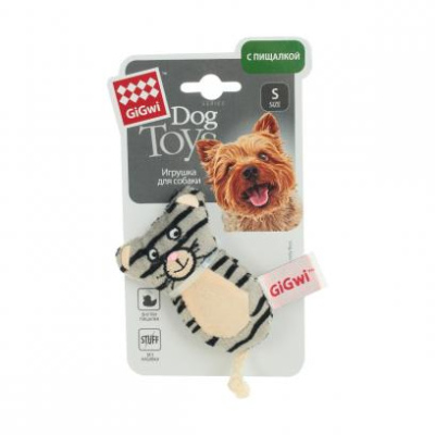 Игрушка Гигви 75024 Кот с 2-мя пищалками д/собак
