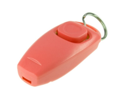 Кликер-свисток (ZooOne) с кольцом (красный)