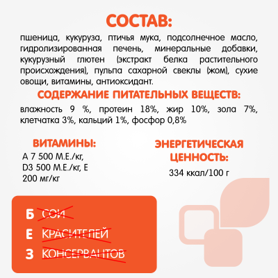 Наша Марка 0,5кг с цыпленком и овощами сухой корм для собак мелких пород (773472) Наша Марка 0,5кг с цыпленком и овощами сухой корм для собак мелких пород (773472)
