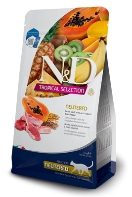 Farmina (Фармина) N&D Tropical Selection Cat 1,5кг ягненок для стерилизованных и кастрированных кошек (042125)