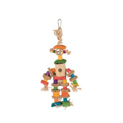 Иг.д/птиц Трикси Подвеска Bamboo man, деревянная 25 см