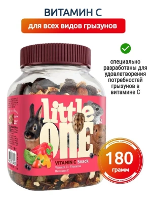 Литл Ван (Little One) 0,18кг Лакомство Витамин С ягоды, овощи, фрукты для грызунов
