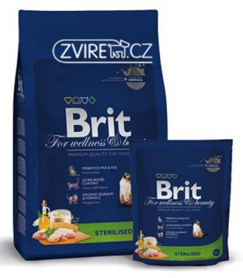 Брит Премиум Сat Stеrilised 1,5кг (д/стерил.) сухой д/кошек (443902)